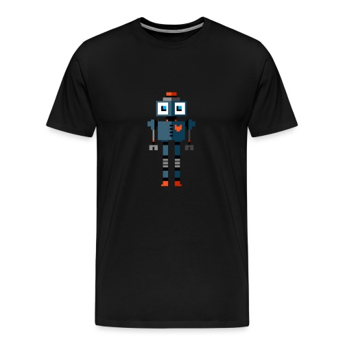 Blauer Roboter - Männer Premium T-Shirt