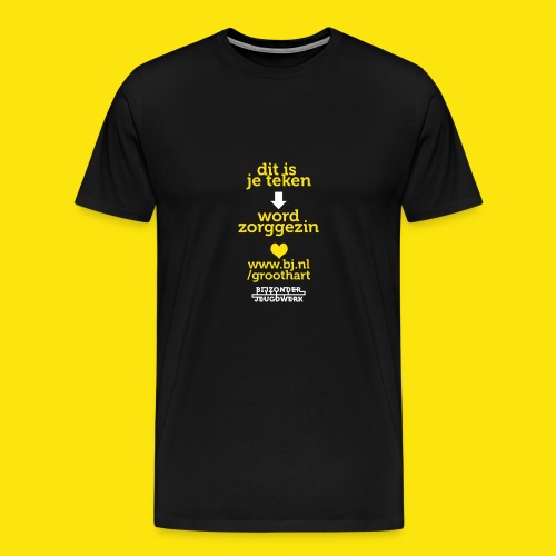 groothart5 - Mannen Premium T-shirt