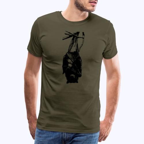 HangingBat schwarz - Männer Premium T-Shirt