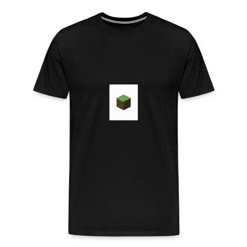 grass block minecraft - Mannen Premium T-shirt