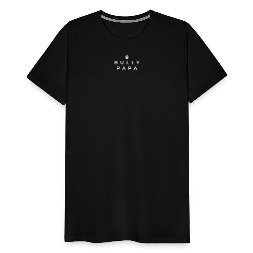 Stolzer Bullypapa minimalistisch - Männer Premium T-Shirt