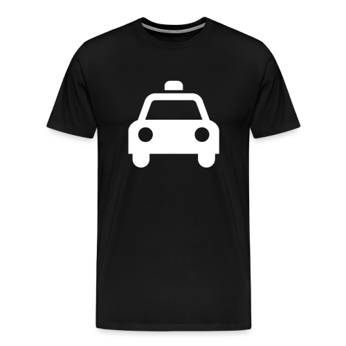 Taxi White - Men's Premium T-Shirt