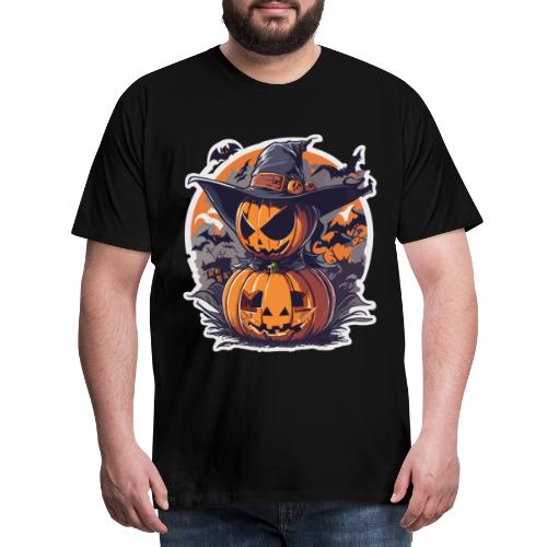 Halloween Kürbis - Männer Premium T-Shirt