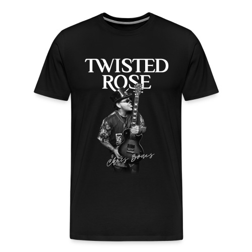 Twisted Rose Chris Bones Shirt (Black) - Männer Premium T-Shirt
