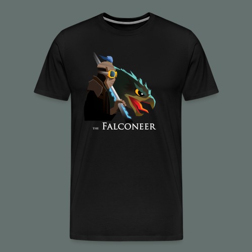 Falconeer Badge - Mannen Premium T-shirt