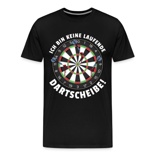 Dart Darts Dartscheibe lustiges Geschenk - Männer Premium T-Shirt