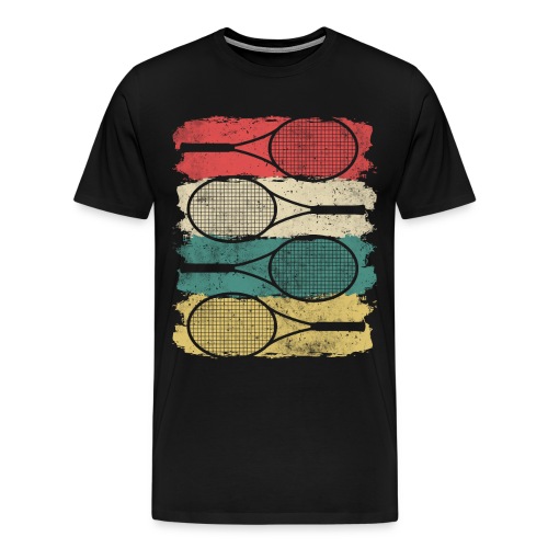 Tennis Tennisspieler Tennisschläger - Männer Premium T-Shirt