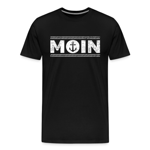Moin Anker Segeln Hafen Kapitän - Männer Premium T-Shirt