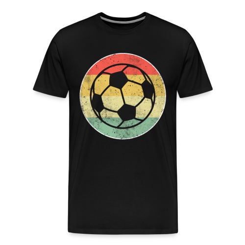 Fussball Retro - Männer Premium T-Shirt