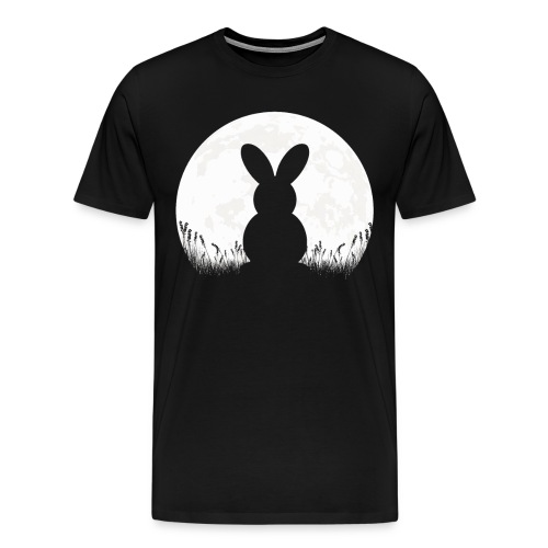 Hase Kaninchen Mond Schlafshirt Geschenk - Männer Premium T-Shirt