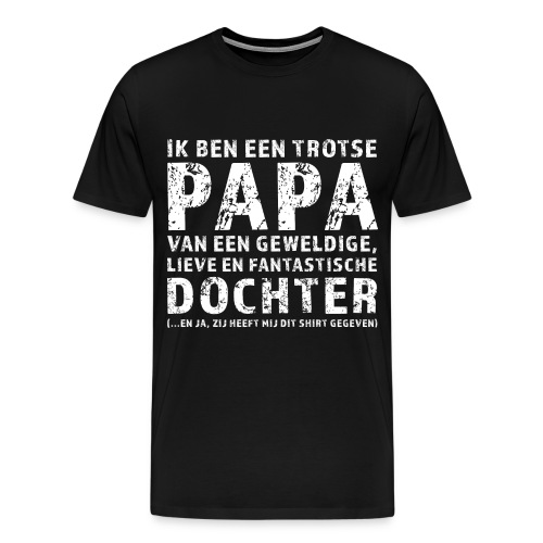 Trotse Papa - Mannen Premium T-shirt