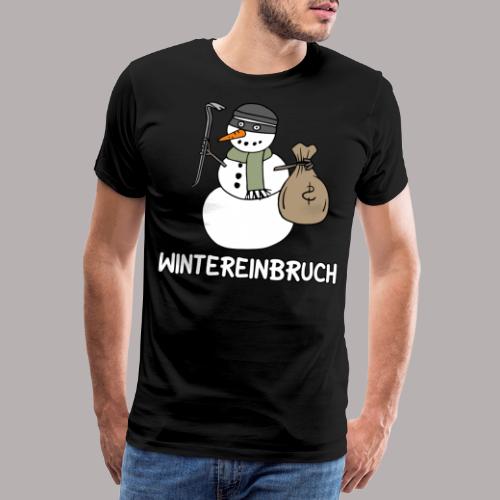 Wintereinbruch - Männer Premium T-Shirt