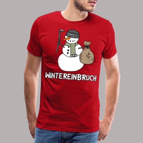 Wintereinbruch - Männer Premium T-Shirt