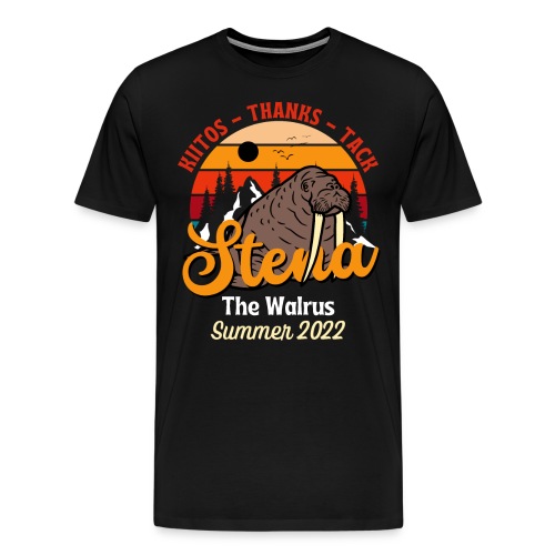 Kiitos Stena Mursu Kesä 2022 - Miesten premium t-paita
