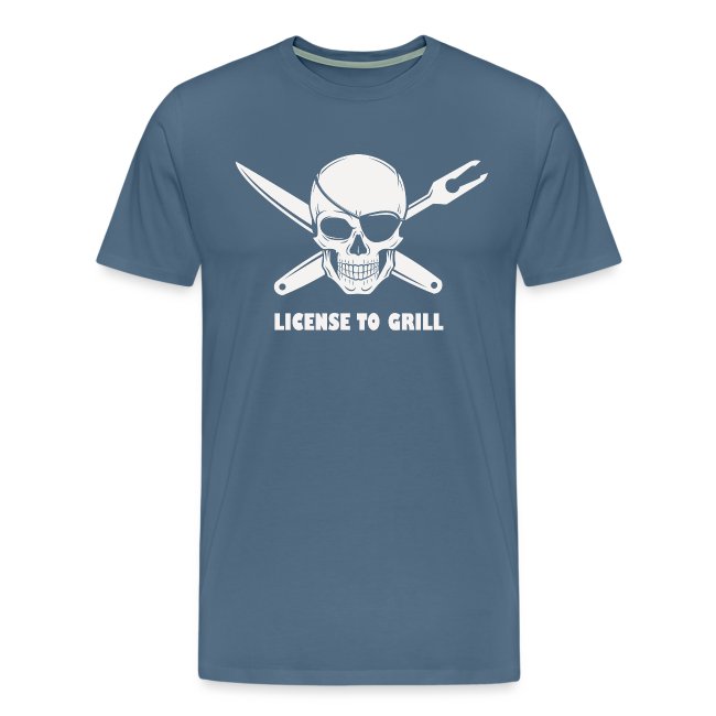 Skull License to grill