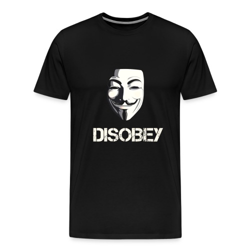Anonymous Disobey gif - Men's Premium T-Shirt