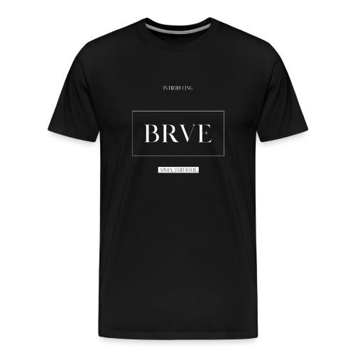 BRVE Introduced Black - Mannen Premium T-shirt
