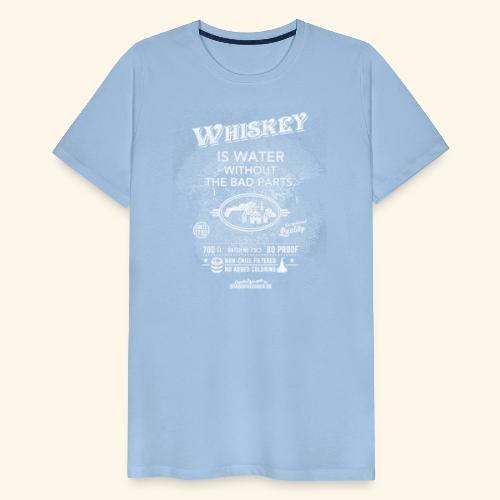 Whiskey is water without the bad parts - Männer Premium T-Shirt