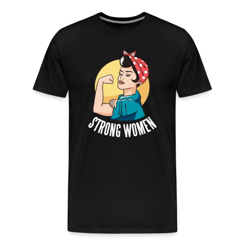Women will rise - Frauenpower - Gleichberechtigung - Männer Premium T-Shirt