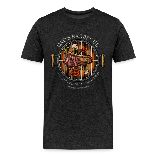 Dad's Barbecue - The man, the grill, the legend - - Männer Premium T-Shirt
