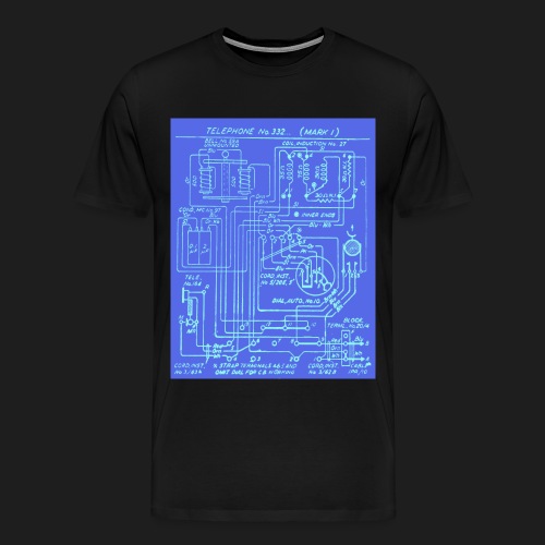 Telephone Circuit - Men's Premium T-Shirt