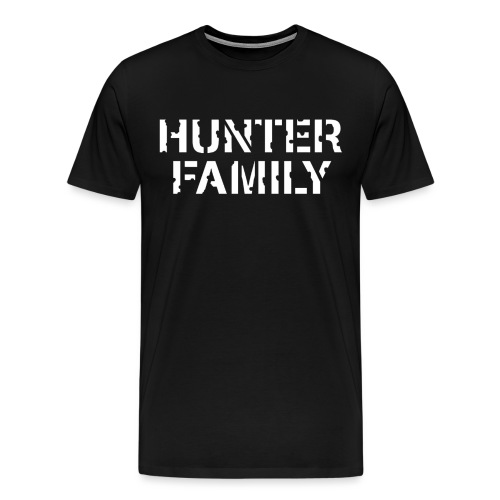 HunterFamilyTransLrg png - Men's Premium T-Shirt
