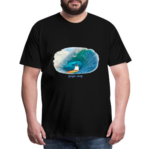 Yoga surf - Premium-T-shirt herr