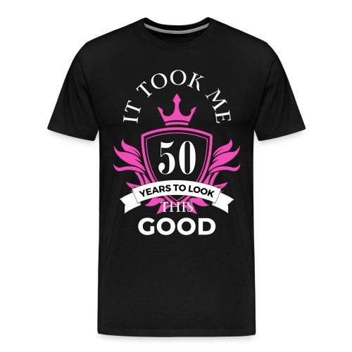 50. syntymäpäivän lahja 50 vuotta - Miesten premium t-paita