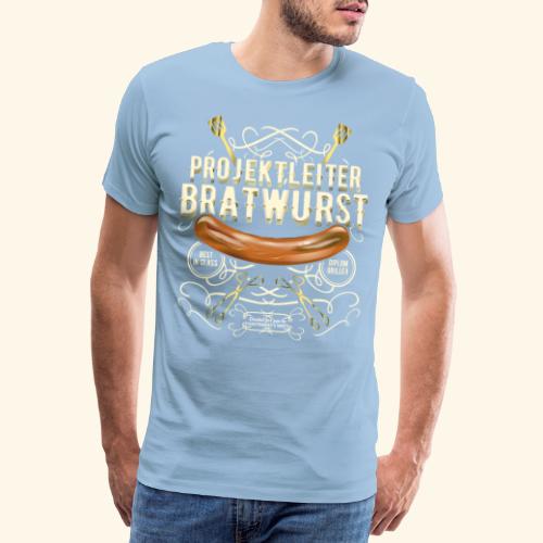 Grillen Design Projektleiter Bratwurst - Männer Premium T-Shirt