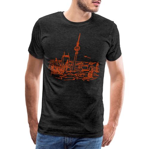 Berlin Panorama - Männer Premium T-Shirt