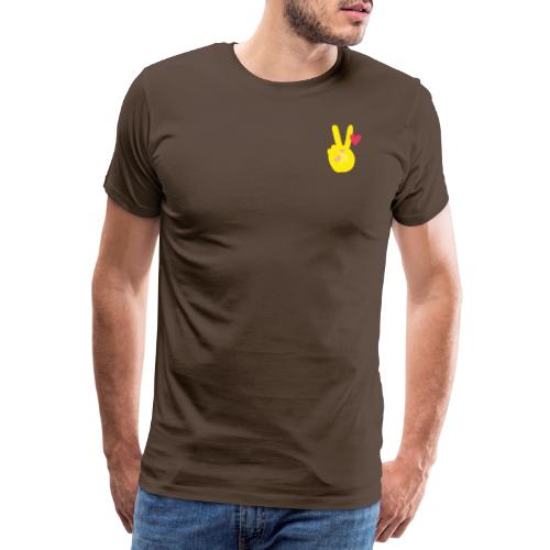 PEACE HANDZEICHEN - Männer Premium T-Shirt