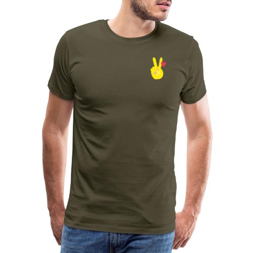 PEACE HANDZEICHEN - Männer Premium T-Shirt