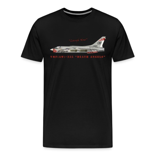 F-8 Crusader VMF-235 Death Angels - T-shirt Premium Homme