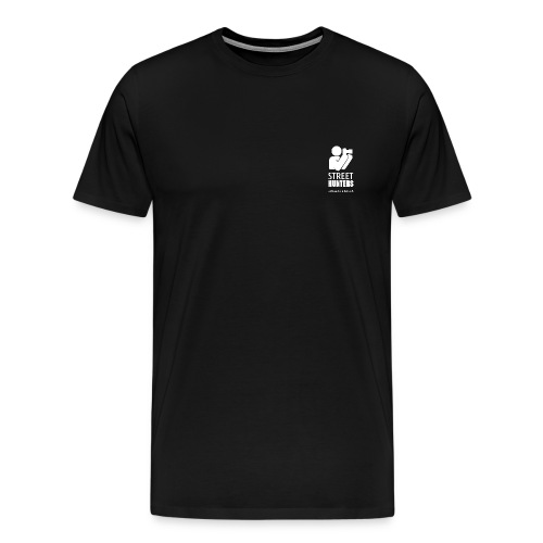 white logo transparent URL png - Men's Premium T-Shirt