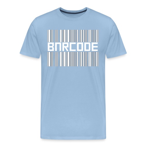BARCODE BLACK - Men's Premium T-Shirt