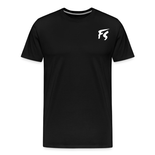 FS Logo wit - Mannen Premium T-shirt