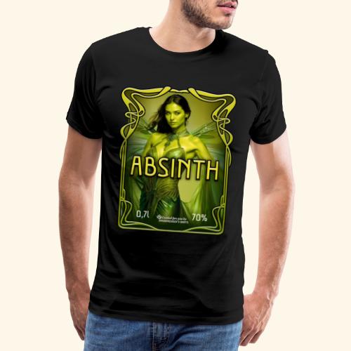 Absinth Die grüne Fee - Männer Premium T-Shirt
