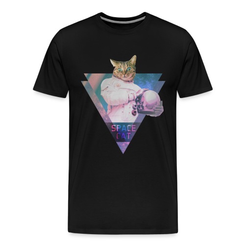 SPACE CAT - Katze aus dem All - Männer Premium T-Shirt