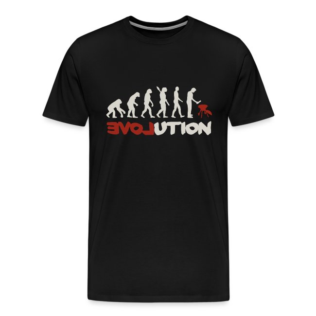 EVOLution LOVE rückwärts (Premium Shirt)