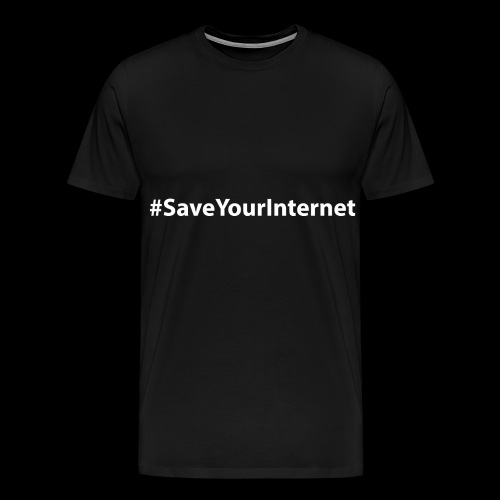 #SaveYourInternet - Männer Premium T-Shirt
