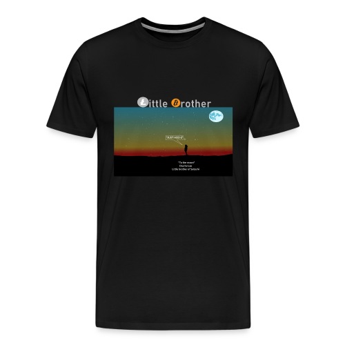 Litecoin moon - Mannen Premium T-shirt