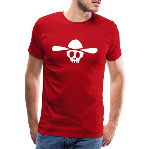 Totenkopf Kauboi - Männer Premium T-Shirt