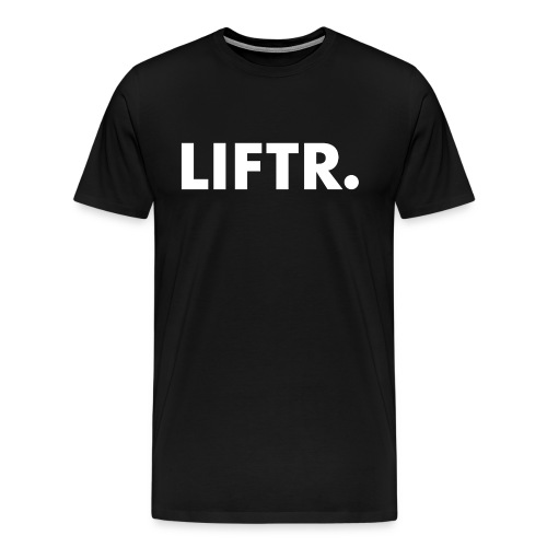 LIFTR. logo wit - Mannen Premium T-shirt