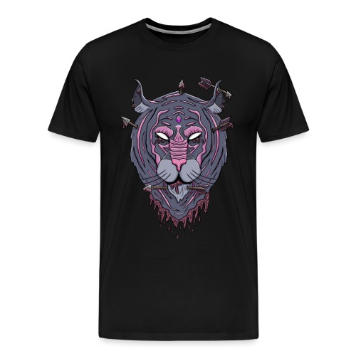 Galaxy tiger - Mannen Premium T-shirt