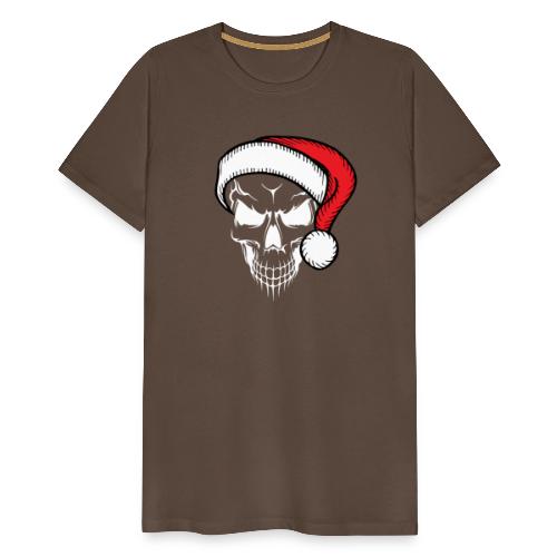 Weihnachten Xmas Totenkopf - Männer Premium T-Shirt