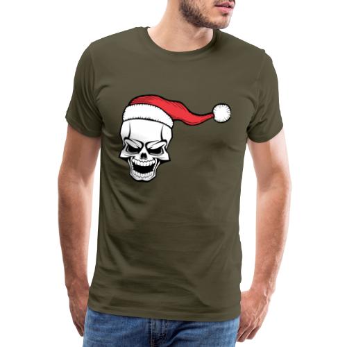 Weihnachten Xmas Totenkopf - Männer Premium T-Shirt