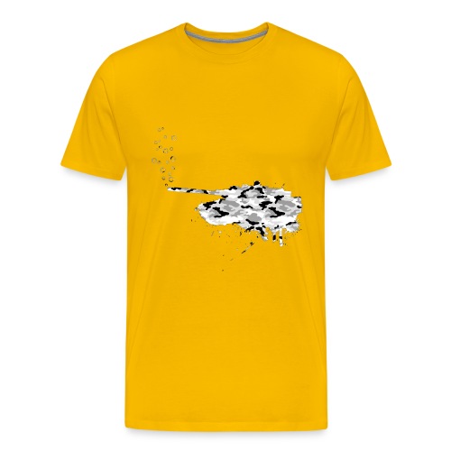 soap bubbles splash tank - Snow Camo - Männer Premium T-Shirt