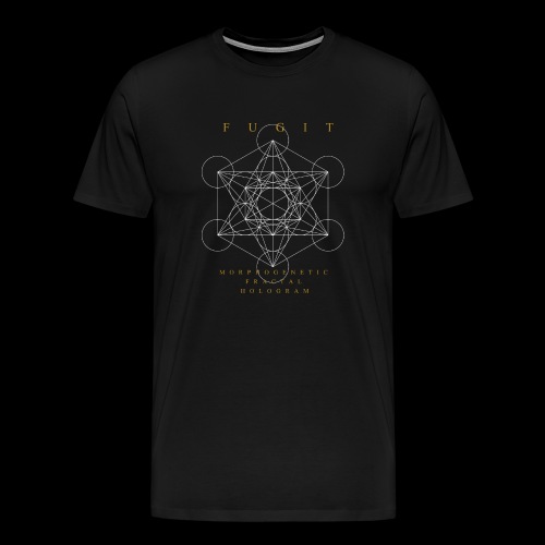 Fugit - Morphogenetic Fractal Hologram - Men's Premium T-Shirt