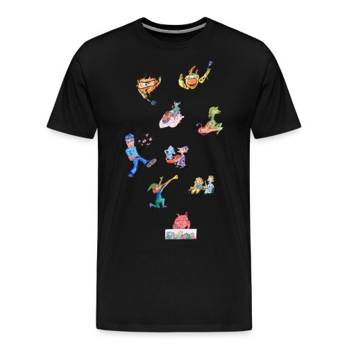 Verzameling van cartoons - Mannen Premium T-shirt