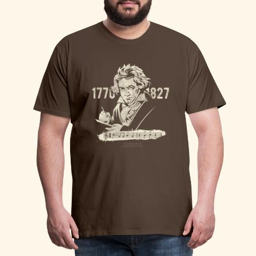 Beethoven Noten - Männer Premium T-Shirt